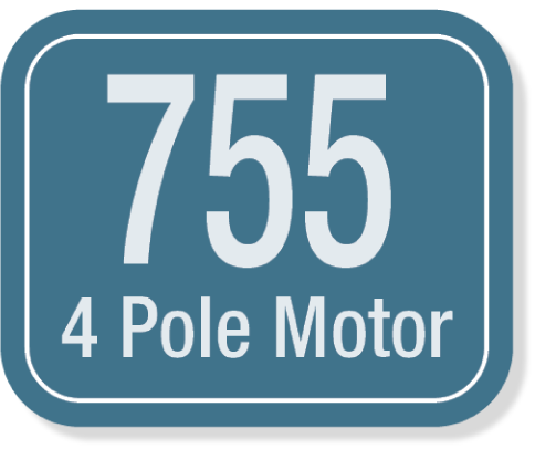 755 4 Pole Motor Icon